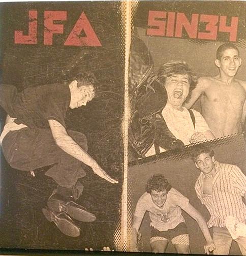 JFA / SIN 34 - SPLIT Vinyl 7"