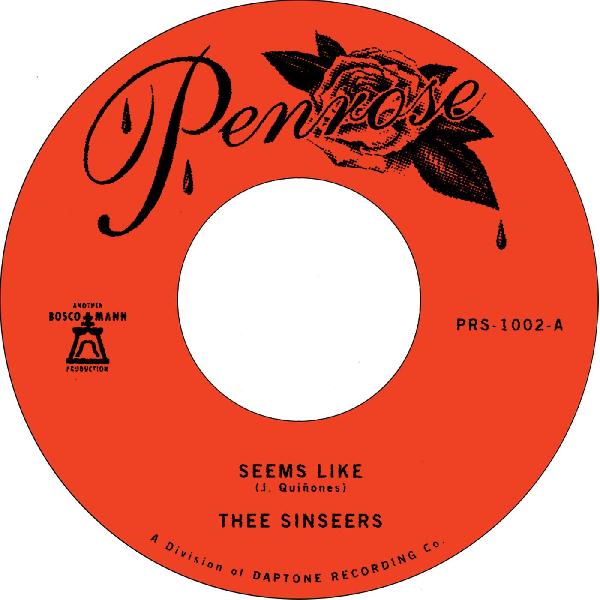 THEE SINSEERS - SEEMS LIKE Vinyl 7"