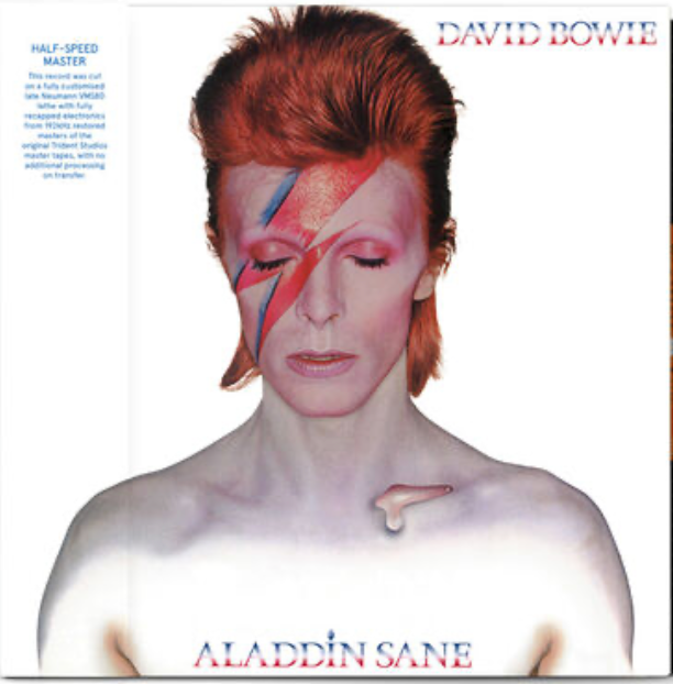 DAVID BOWIE - ALADDIN SANE 50th Anniversary Half Speed Vinyl LP