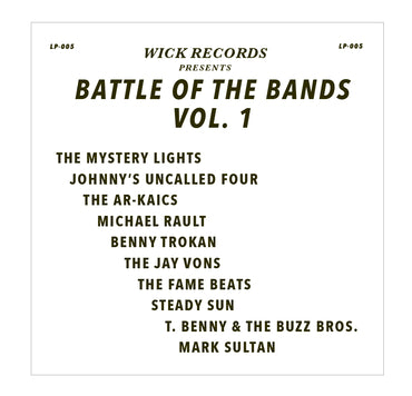 V/A - WICK RECORDS: BATTLE OF THE BANDS VOL. 1 Vinyl LP