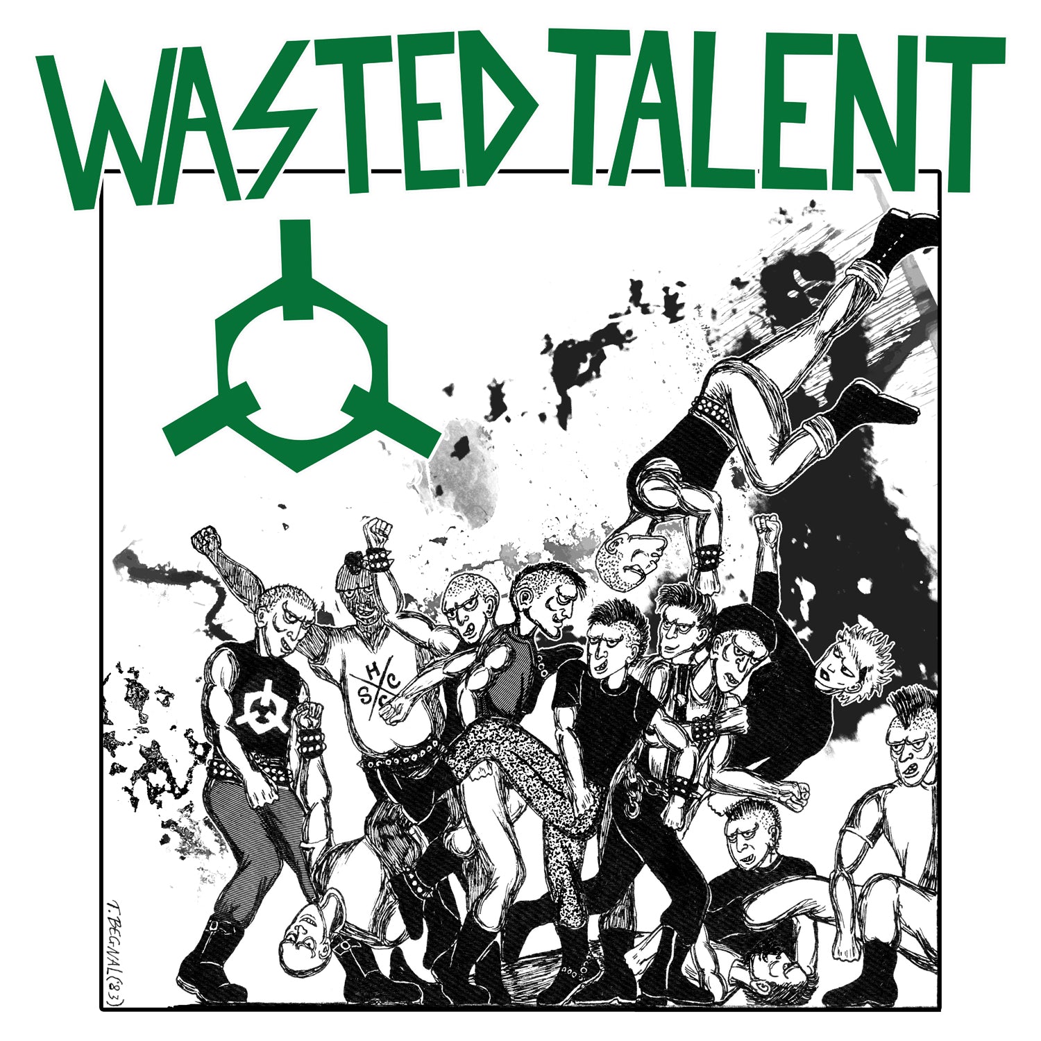 WASTED TALENT -  READY TO RIOT LP