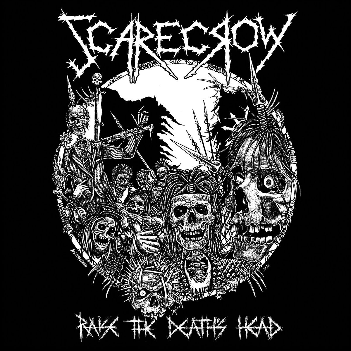SCARECROW - RAISE THE DEATH'S HEAD Vinyl 10" EP