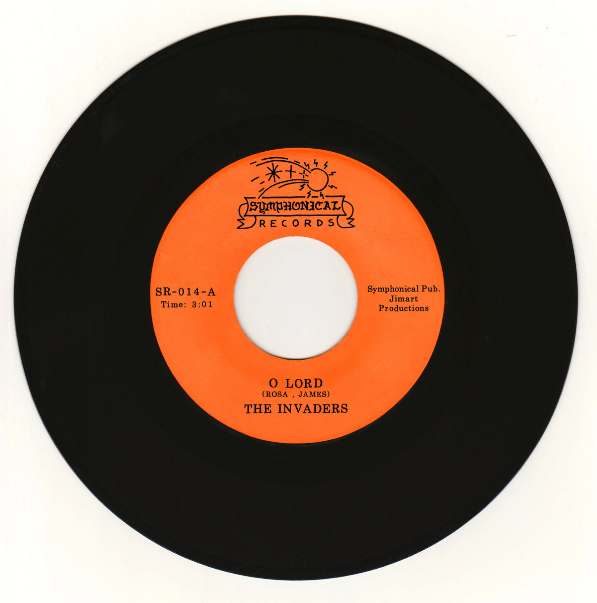 THE INVADERS - O LORD b/w WILDROOTE Vinyl 7"