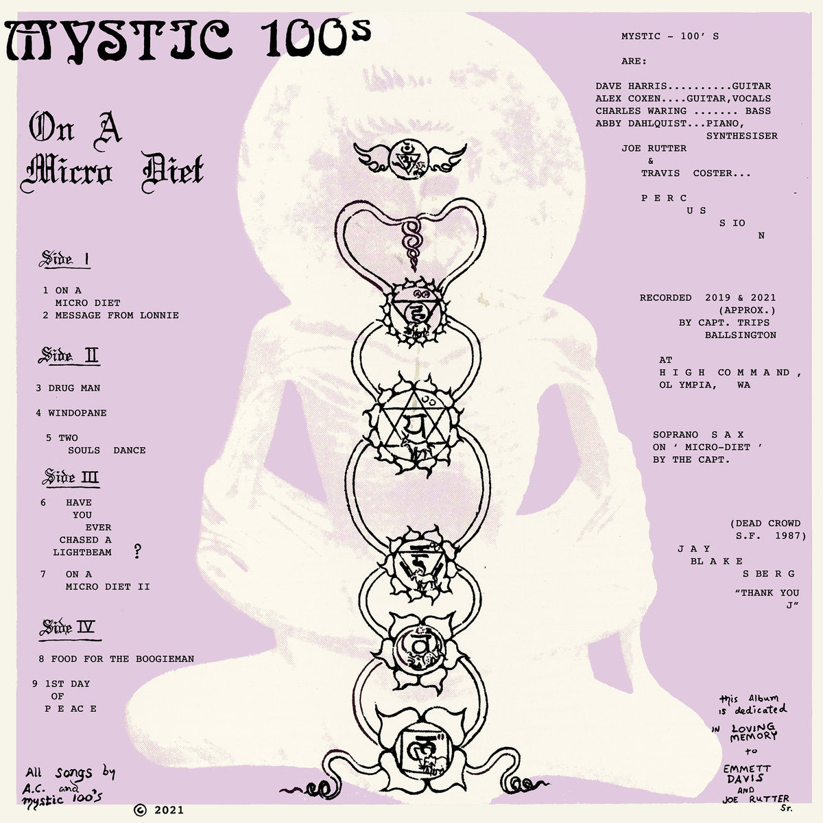 MYSTIC 100S - ON A MICRO DIET Vinyl 2xLP