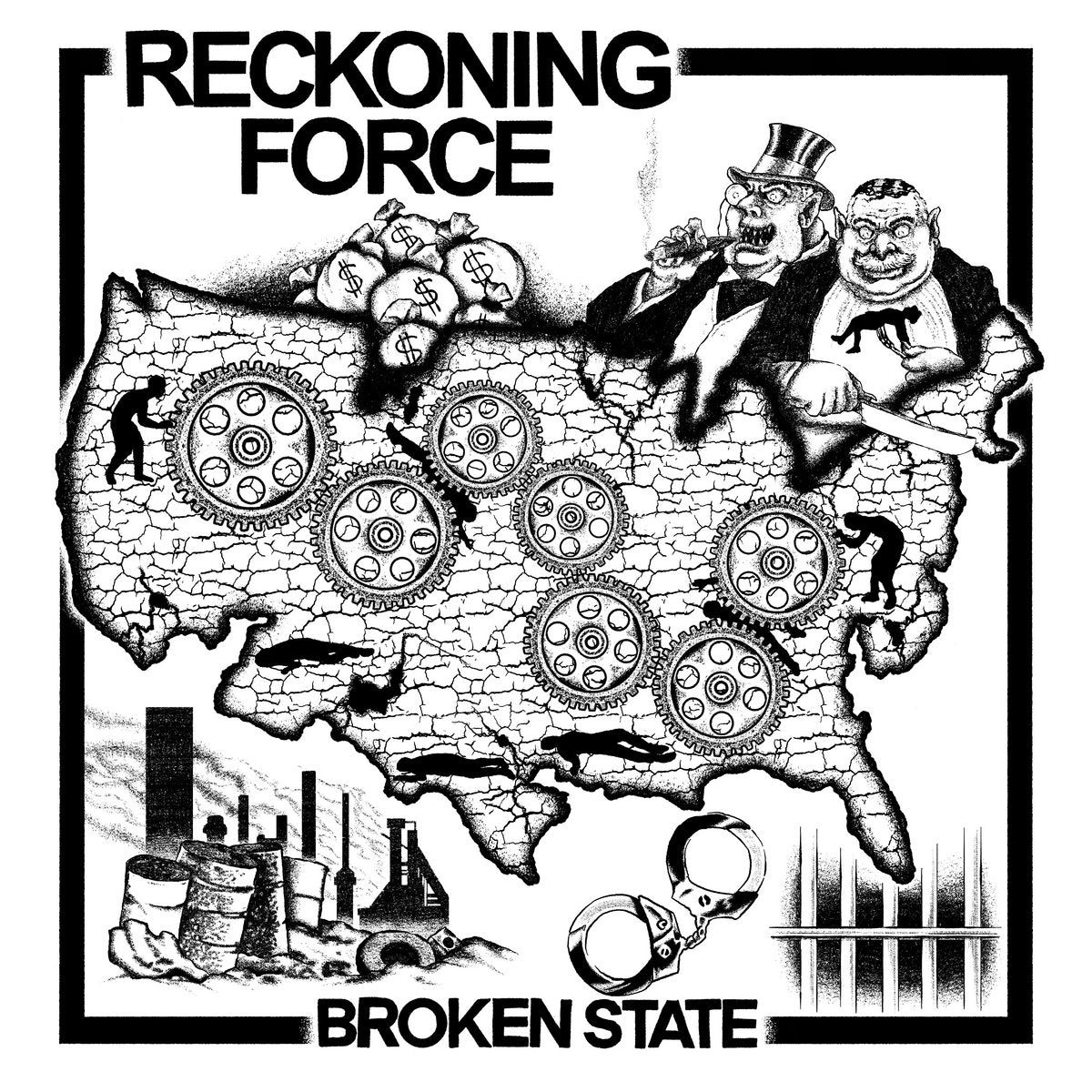 RECKONING FORCE - BROKEN STATE Vinyl LP
