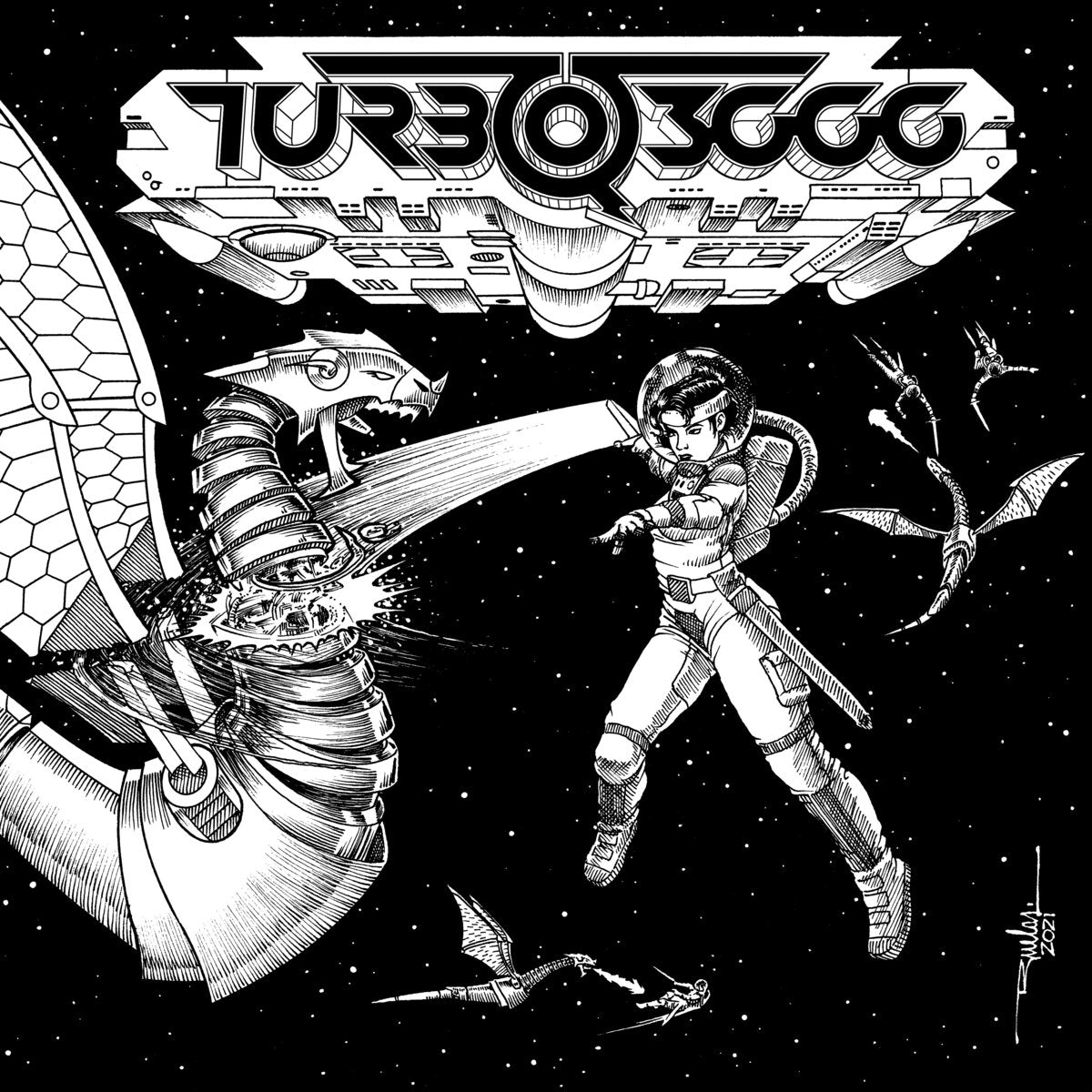 TURBO Q 3000 - KE SUENE MACHIN b/w CHIKAS DE KRISTAL Vinyl 7"