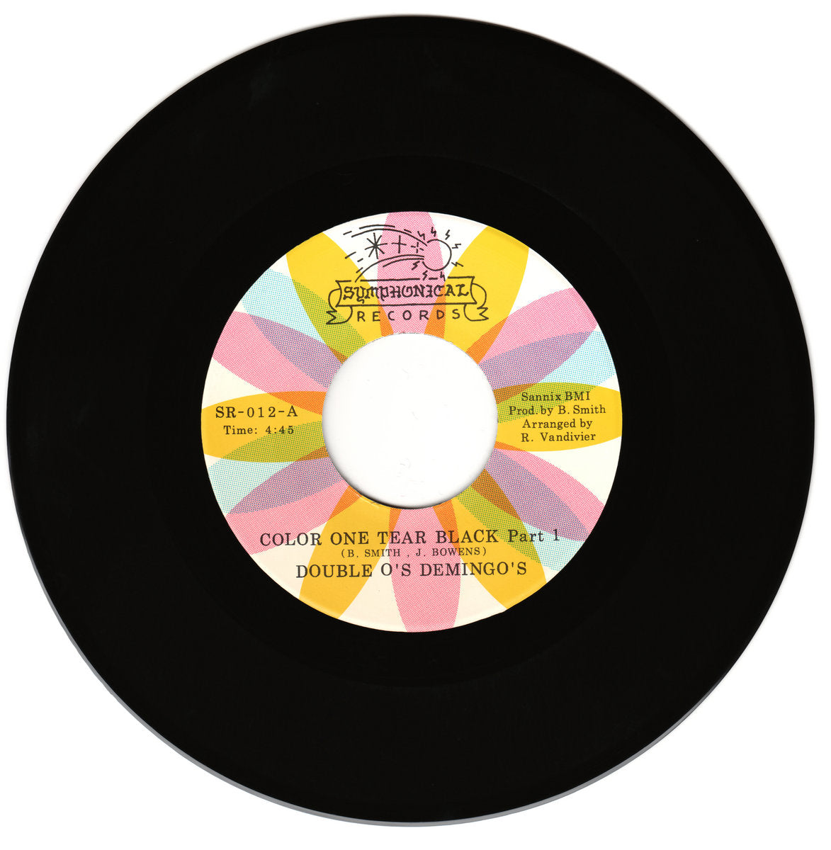 DOUBLE O'S DEMINGO'S - COLOR ONE TEAR BLACK Part 1 / Part 2 Vinyl 7"