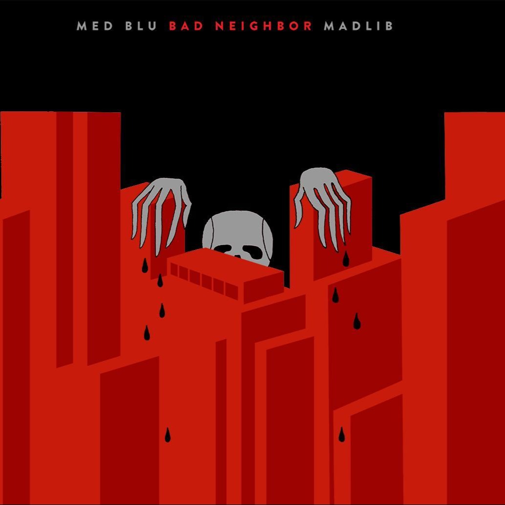 MED x BLU x MADLIB - BAD NEIGHBOR (Red & Black Vinyl) LP