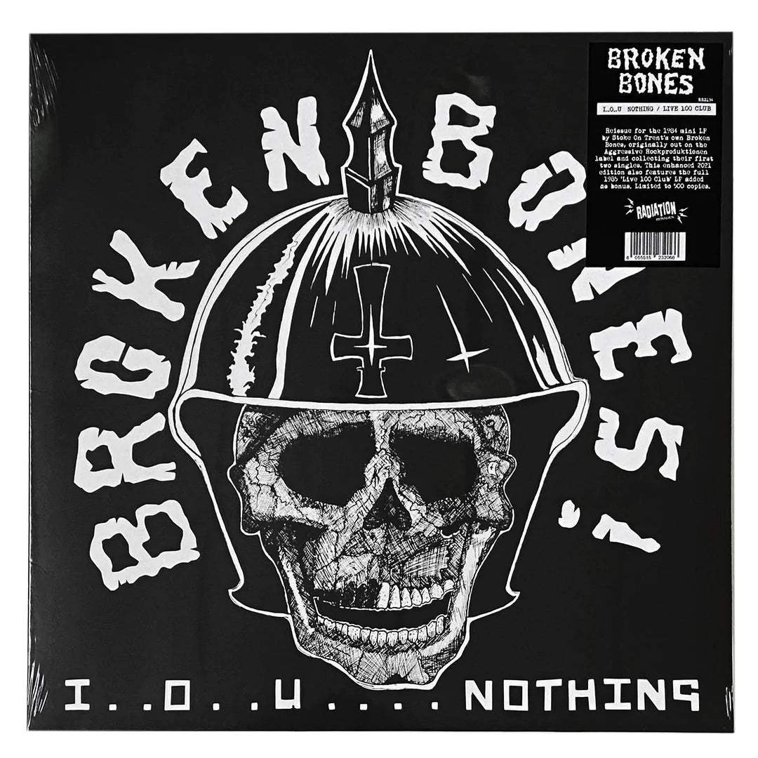 BROKEN BONES - I.O.U. NOTHING Vinyl LP