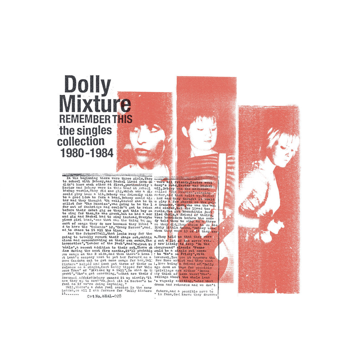 DOLLY MIXTURE - REMEMBER THIS: THE SINGLES COLLECTION 1980-1984 Vinyl LP