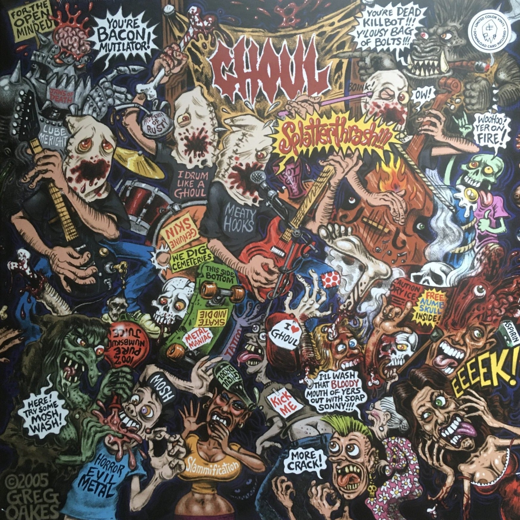 GHOUL - SPLATTERTHRASH Vinyl LP