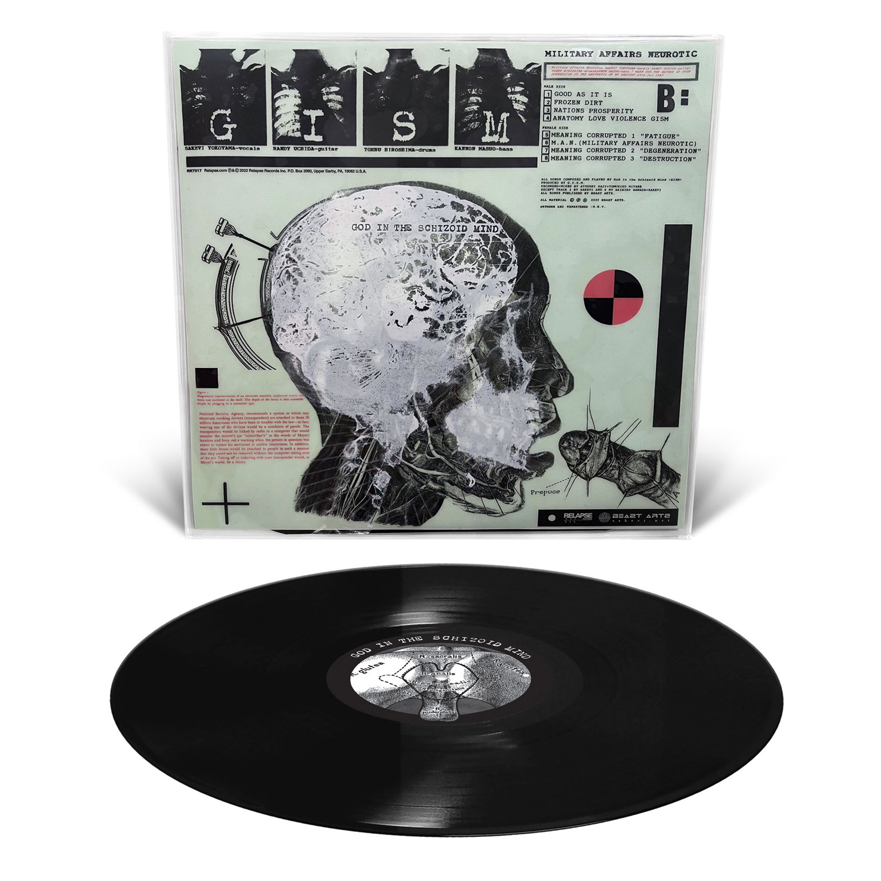 G.I.S.M. - MILITARY AFFAIRS NEUROTIC Vinyl LP