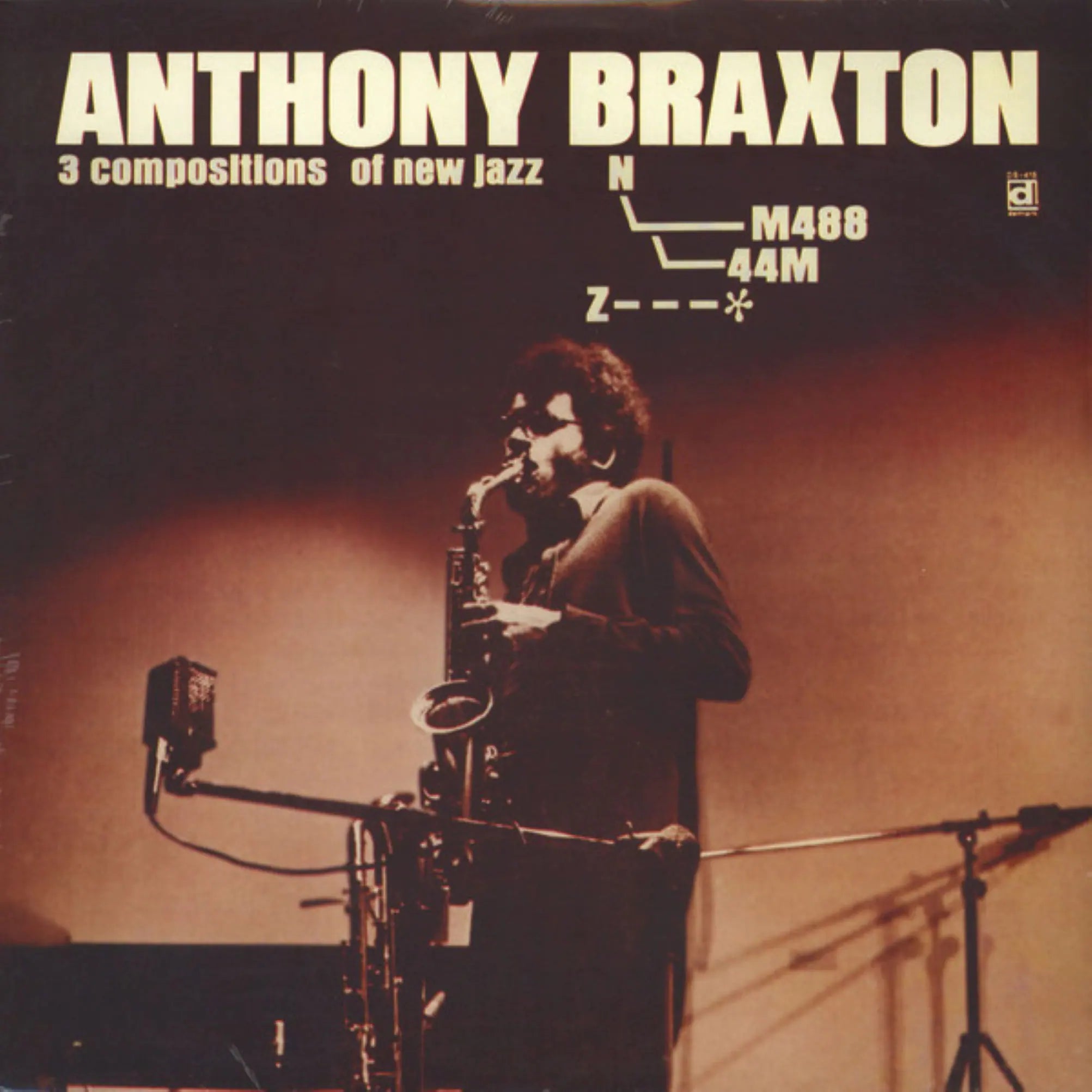 ANTHONY BRAXTON - 3 COMPOSITIONS OF NEW JAZZ Vinyl LP