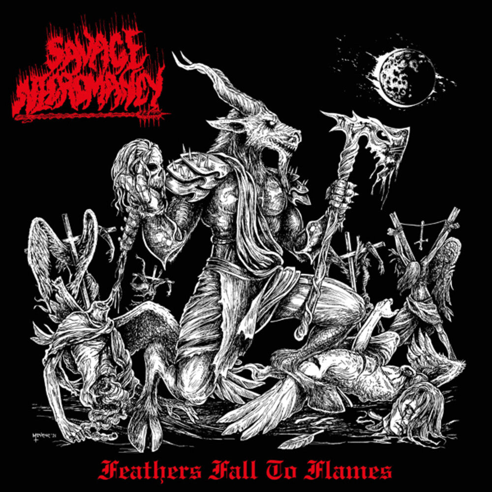 SAVAGE NECROMANCY - FEATHERS FALL TO FLAMES Vinyl LP