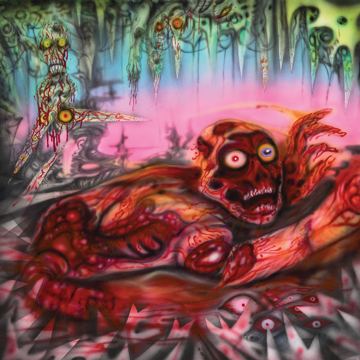 MORTAL WOUND / GUTLESS Split Cassette Tape