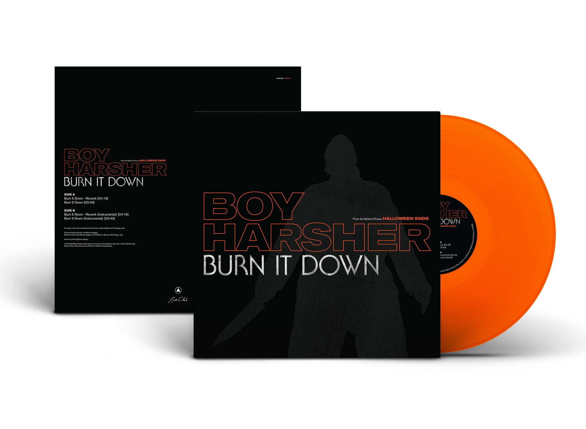 BOY HARSHER - BURN IT DOWN Vinyl 12"