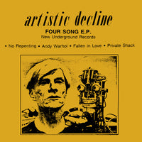 ARTISTIC DECLINE - FOUR SONG EP Vinyl 7"